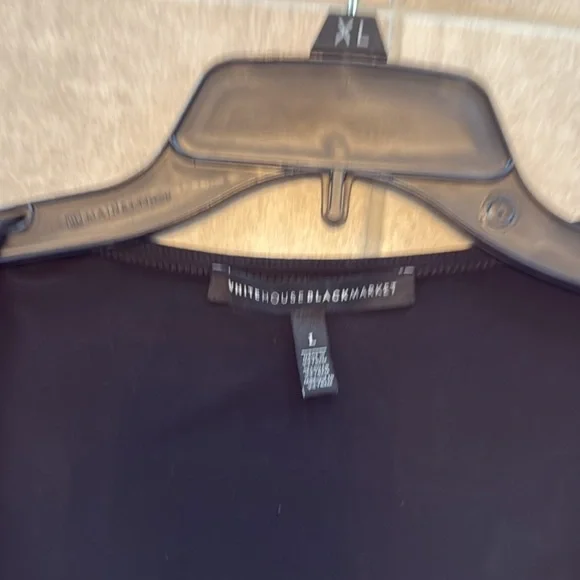 White House Black Market Sleeveless Multi-Color Squared-V-Neck Shell -Size L - Picture 5 of 10